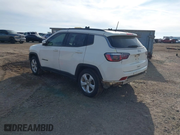 2019 Jeep Compass Latitude with VIN 3C4NJCBB1KT654692, listed as a IAAI auction lot 41376045 with 132,038 mi miles and . Bid and sale history available at DreamBid. Image 3.
