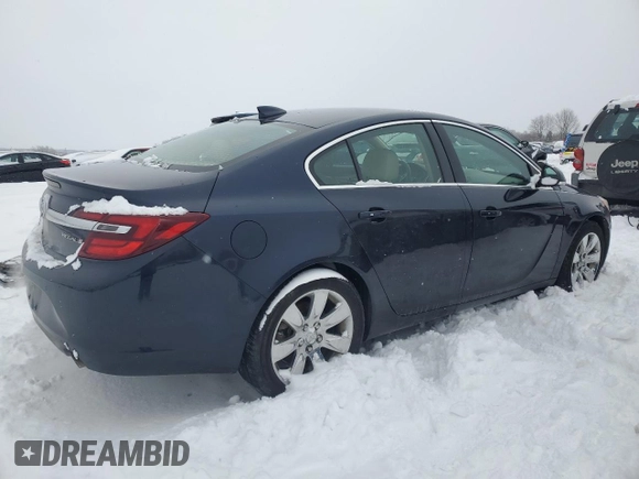 2016 Buick Regal Premium II with VIN 2G4GS5GXXG9128962, listed as a Copart auction lot 89084635 with 91,035 mi miles and Clean title. Bid and sale history available at DreamBid. Image 3.