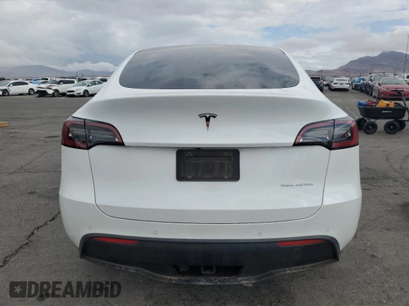 2021 Tesla Model Y Long Range z VIN 5YJYGDEE9MF200411, wystawiony jako Copart lot #53738075 z przebiegiem 97 546 mil mil oraz Szkoda całkowita • Salvage title. Historia ofert i sprzedaży dostępna na DreamBid. Obrazek 6.
