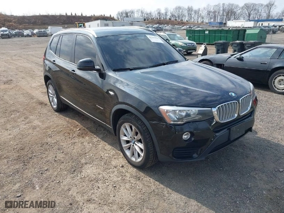2015 BMW X3 xDrive28i with VIN 5UXWX9C52F0D46207, listed as a IAAI auction lot 41789419 with 133,678 mi miles. Bid and sale history available at carsss.com. Image 1.