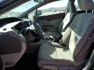 2012 Honda Civic LX with VIN 2HGFB2F57CH604861, listed as a Copart auction lot 50294515 with 130,214 mi miles and Salvage Title. Bid and sale history available at DreamBid. Image 7.