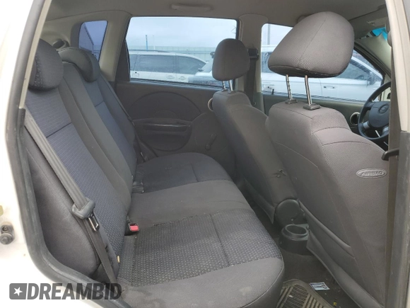 2007 Chevrolet Aveo LS with VIN KL1TD66657B722344, listed as a Copart auction lot 52046095 with 165,798 mi miles and Salvage title. Bid and sale history available at DreamBid. Image 10.