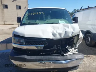 2018 Chevrolet Express Cargo Van with VIN 1GCWGAFG3J1907420, listed as a IAAI auction lot 41510854 with 91,112 mi miles. Bid and sale history available at carsss.com. Image 12.