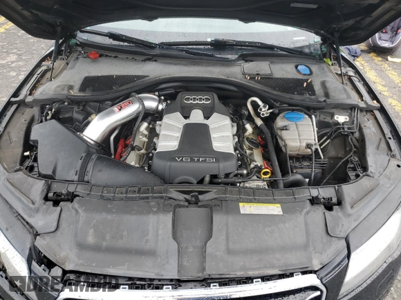 2014 Audi A7 Premium Plus with VIN WAUWGAFC4EN156501, listed as a Copart auction lot 58092255 with Not provided miles and Salvage title. Bid and sale history available at DreamBid. Image 11.
