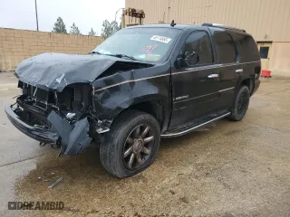 2008 GMC Yukon Denali with VIN 1GKEC63888J161093, listed as a Copart auction lot 46174865 with 0 mi miles and Salvage Title. Bid and sale history available at carsss.com. Image 1.