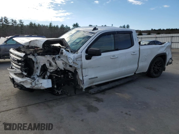2021 GMC Sierra 1500 with VIN 1GTV9CET2MZ426001, listed as a Copart auction lot 80933594 with 109,076 mi miles and Salvage Title. Bid and sale history available at DreamBid. Image 1.