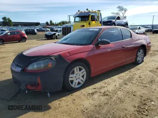 2007 Chevrolet Monte Carlo LT with VIN 2G1WK15K879237574, listed as a Copart auction lot 85602474 with 179,607 mi miles and Salvage Title. Bid and sale history available at carsss.com. Image 1.