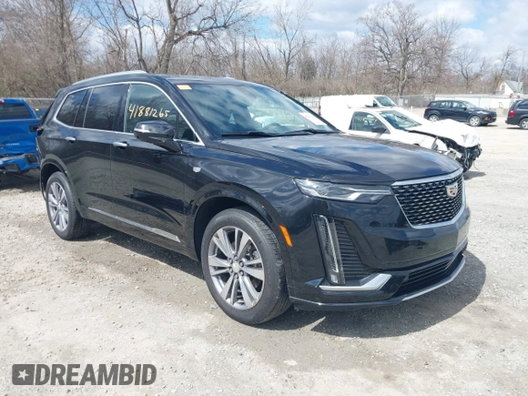 2020 Cadillac XT6 AWD Premium Luxury with VIN 1GYKPDRS0LZ140995, listed as a IAAI auction lot 41881265 with 46,375 mi miles and . Bid and sale history available at DreamBid. Image 1.