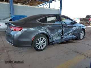 2015 Chrysler 200 Limited with VIN 1C3CCCAB1FN689794, listed as a Copart auction lot 52044585 with 104,410 mi miles and Salvage Title. Bid and sale history available at carsss.com. Image 3.