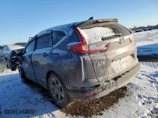 2018 Honda CR-V EX-L with VIN 7FARW1H87JE008013, listed as a Copart auction lot 42135395 with 0 mi miles and Salvage Title. Bid and sale history available at carsss.com. Image 2.