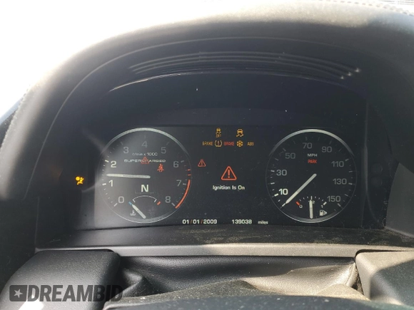 2011 Land Rover Range Rover SC with VIN SALMF1E41BA341320, listed as a Copart auction lot 57415705 with 139,038 mi miles and Salvage title. Bid and sale history available at DreamBid. Image 9.