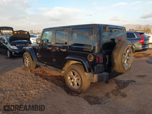 2018 Jeep Wrangler JK Unlimited Sahara with VIN 1C4HJWEG0JL810480, listed as a IAAI auction lot 41260609 with 69,776 mi miles. Bid and sale history available at carsss.com. Image 3.