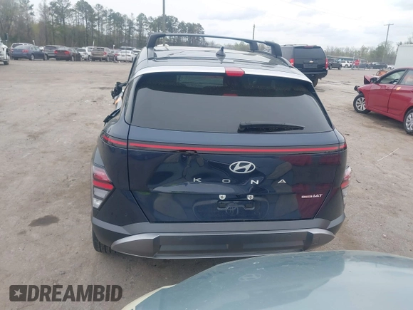 2024 Hyundai Kona Limited with VIN KM8HECA32RU172367, listed as a IAAI auction lot 41951008 with 7,306 mi miles and . Bid and sale history available at carsss.com. Image 15.