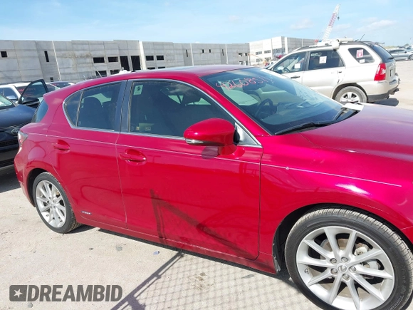 2011 Lexus CT 200h with VIN JTHKD5BH5B2046412, listed as a IAAI auction lot 42608511 with 164,094 mi miles and . Bid and sale history available at DreamBid. Image 13.