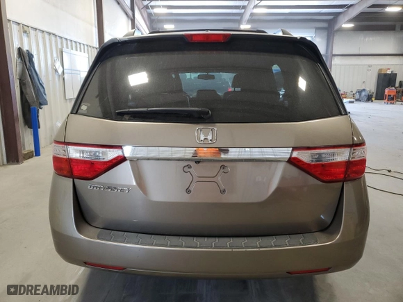 2013 Honda Odyssey EX-L with VIN 5FNRL5H68DB074276, listed as a Copart auction lot 50323735 with 154,620 mi miles and Salvage Title. Bid and sale history available at carsss.com. Image 6.