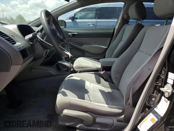 2010 Honda Civic LX with VIN 2HGFA1F52AH540836, listed as a Copart auction lot 55409495 with 117,035 mi miles and Salvage Title. Bid and sale history available at DreamBid. Image 7.