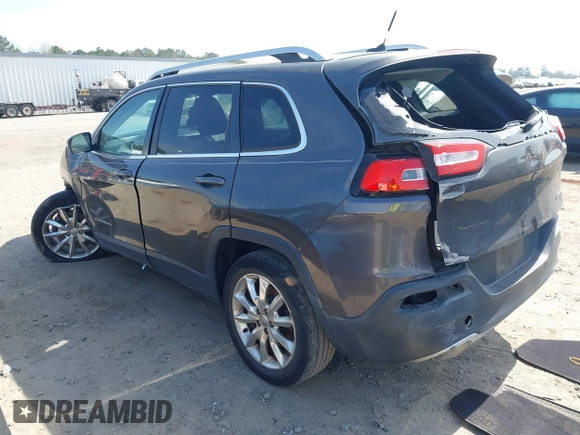 2014 Jeep Cherokee Limited with VIN 1C4PJLDS4EW283855, listed as a IAAI auction lot 41840848 with 143,686 mi miles. Bid and sale history available at carsss.com. Image 3.