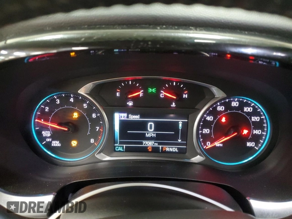 2019 Chevrolet Traverse LT Cloth with VIN 1GNEVGKW0KJ313460, listed as a Copart auction lot 53276505 with 77,087 mi miles and Clean Title. Bid and sale history available at carsss.com. Image 9.