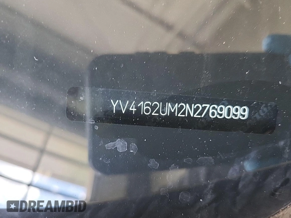 2022 Volvo XC40 R-Design с VIN YV4162UM2N2769099, выставлен на аукционе IAAI как лот 42455853 с пробегом 92 375 миль миль и . История ставок и продаж доступна на DreamBid. Изображение 17.