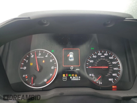 2024 Subaru WRX Premium с VIN JF1VBAH67R9800405, выставлен на аукционе Copart как лот 44717795 с пробегом 25 662 миль миль и Списание • Salvage title. История ставок и продаж доступна на DreamBid. Изображение 9.