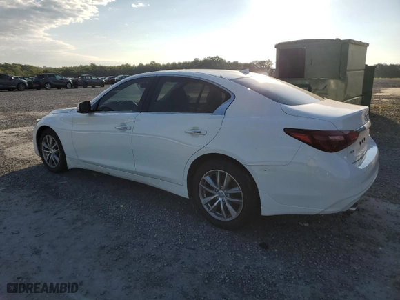 2021 Infiniti Q50 3.0t PURE with VIN JN1EV7AR2MM750157, listed as a Copart auction lot 67636584 with NaN miles and Salvage Title. Bid and sale history available at carsss.com. Image 2.