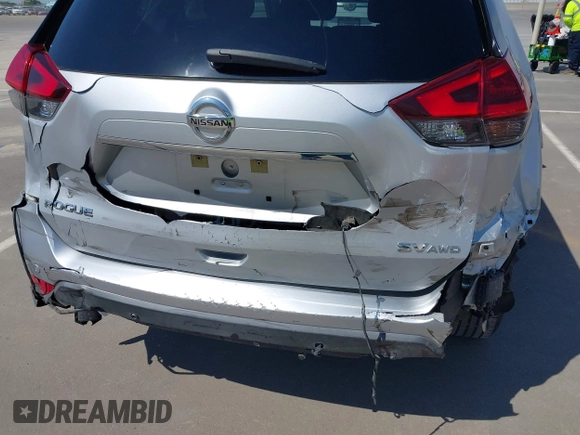 2019 Nissan Rogue SV with VIN KNMAT2MV5KP525224, listed as a IAAI auction lot 41892874 with 82,650 mi miles and . Bid and sale history available at DreamBid. Image 6.