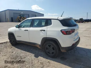 2018 Jeep Compass Sport с VIN 3C4NJCAB3JT123431, выставлен на аукционе Copart как лот 58603935 с пробегом 128 109 миль миль и Списание • Salvage title. История ставок и продаж доступна на DreamBid. Изображение 2.