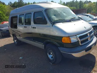 2002 Dodge Cargo Conversion with VIN 2B6HB11Y92K125396, listed as a IAAI auction lot 42036186 with 96,663 mi miles. Bid and sale history available at carsss.com. Image 1.