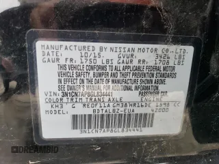 2016 Nissan Versa S Plus z VIN 3N1CN7AP8GL834441, wystawiony jako Copart lot #45316853 z przebiegiem 77 324 mil mil oraz Szkoda całkowita • Salvage title. Historia ofert i sprzedaży dostępna na DreamBid. Obrazek 12.