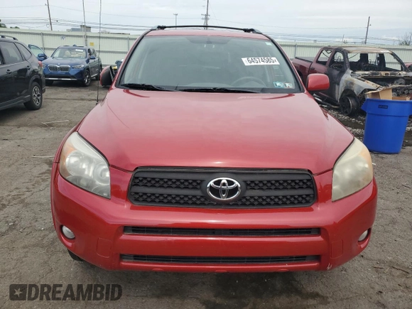2006 Toyota RAV4 Sport with VIN JTMZD32V865014486, listed as a Copart auction lot 64574585 with 136,471 mi miles and Clean title. Bid and sale history available at DreamBid. Image 5.