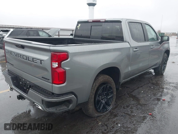 2024 Chevrolet Silverado 1500 RST with VIN 1GCUDEE81RZ388883, listed as a IAAI auction lot 40834824 with 6,878 mi miles. Bid and sale history available at carsss.com. Image 4.