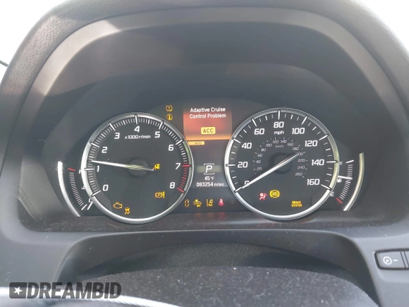 2018 Acura TLX with VIN 19UUB1F32JA000145, listed as a IAAI auction lot 41244292 with 83,254 mi miles and . Bid and sale history available at DreamBid. Image 7.