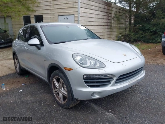 2012 Porsche Cayenne S Hybrid with VIN WP1AE2A2XCLA90082, listed as a IAAI auction lot 41960714 with 139,081 mi miles. Bid and sale history available at carsss.com. Image 1.