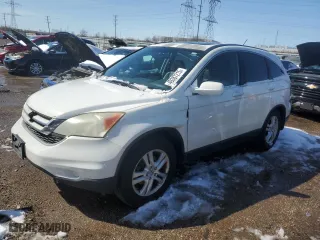 2010 Honda CR-V EX-L with VIN 5J6RE4H70AL032975, listed as a Copart auction lot 49387215 with 384,400 mi miles and Salvage Title. Bid and sale history available at carsss.com. Image 1.