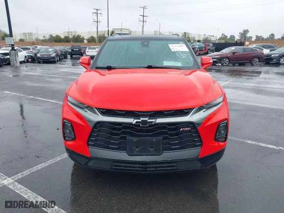 2022 Chevrolet Blazer RS with VIN 3GNKBERS5NS186565, listed as a IAAI auction lot 41454682 with 45,235 mi miles. Bid and sale history available at carsss.com. Image 12.