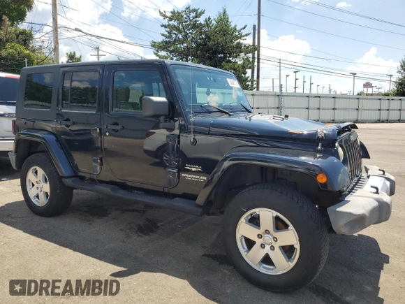 2008 Jeep Wrangler Unlimited Sahara with VIN 1J4GA59178L501668, listed as a Copart auction lot 63586375 with 213,562 mi miles and Clean title. Bid and sale history available at DreamBid. Image 4.