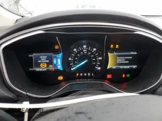 2016 Ford Fusion Titanium Hybrid z VIN 3FA6P0RU5GR356987, wystawiony jako Copart lot #48211775 z przebiegiem 145 192 mil mil oraz Szkoda całkowita • Salvage title. Historia ofert i sprzedaży dostępna na DreamBid. Obrazek 9.