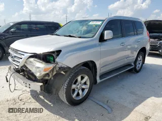 2010 Lexus GX 460 Premium with VIN JTJJM7FXXA5017699, listed as a Copart auction lot 50470045 with 185,063 mi miles and Salvage title. Bid and sale history available at DreamBid. Image 1.