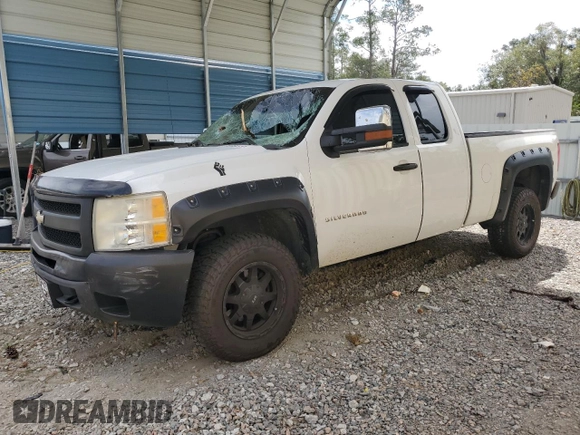 2011 Chevrolet Silverado 1500 Work Truck with VIN 1GCRCPEA0BZ406402, listed as a Copart auction lot 74628274 with 277,413 mi miles and Salvage Title. Bid and sale history available at DreamBid. Image 1.