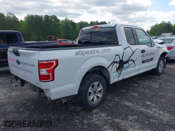 2018 Ford F-150 XL с VIN 1FTEX1CG9JFD55165, выставлен на аукционе IAAI как лот 41966922 с пробегом 171 081 миль миль и . История ставок и продаж доступна на DreamBid. Изображение 4.