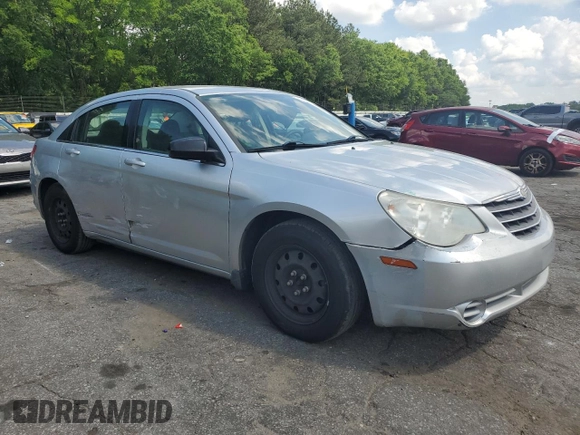 2008 Chrysler Sebring LX with VIN 1C3LC46K18N195789, listed as a Copart auction lot 55385255 with 198,029 mi miles and Salvage title. Bid and sale history available at DreamBid. Image 4.