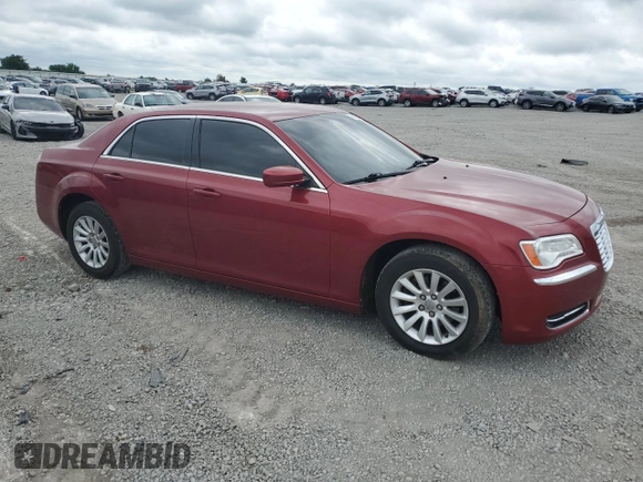 2013 Chrysler 300 with VIN 2C3CCAAG4DH576198, listed as a Copart auction lot 59517805 with 153,821 mi miles and Salvage title. Bid and sale history available at DreamBid. Image 4.