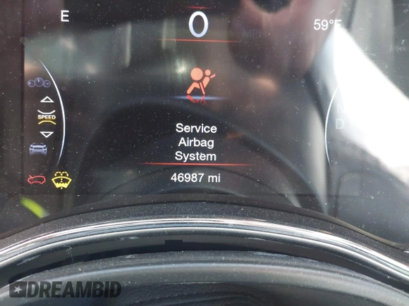 2020 Jeep Grand Cherokee Overland with VIN 1C4RJFCGXLC297961, listed as a IAAI auction lot 40584009 with 46,987 mi miles. Bid and sale history available at carsss.com. Image 15.