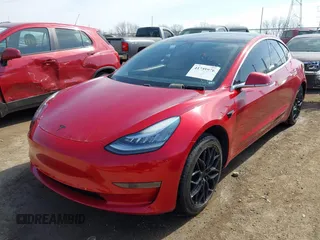 2020 Tesla Model 3 Long Range with VIN 5YJ3E1EB9LF666066, listed as a IAAI auction lot 41759976 with 69,323 mi miles. Bid and sale history available at carsss.com. Image 2.