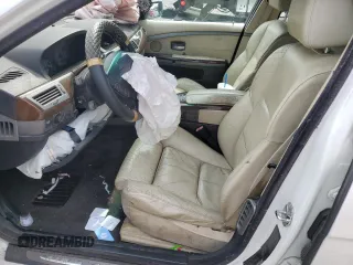 2004 BMW 7 Series 745i with VIN WBAGL63444DP70074, listed as a Copart auction lot 45068004 with Not Provided miles and Salvage Title. Bid and sale history available at DreamBid. Image 7.