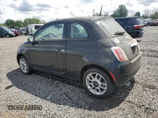 2015 FIAT 500 Pop with VIN 3C3CFFAR0FT555560, listed as a Copart auction lot 55178495 with 0 mi miles and Clean Title. Bid and sale history available at carsss.com. Image 2.