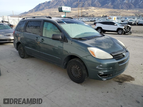 2005 Toyota Sienna CE with VIN 5TDZA23CX5S335521, listed as a Copart auction lot 83909644 with 294,523 mi miles and Clean Title. Bid and sale history available at carsss.com. Image 4.