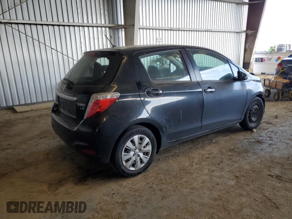2014 Toyota Yaris L with VIN VNKKTUD38EA007833, listed as a Copart auction lot 51120185 with 185,942 mi miles and Salvage Title. Bid and sale history available at carsss.com. Image 3.