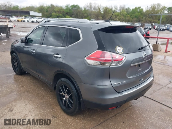 2015 Nissan Rogue SL with VIN 5N1AT2MT4FC773875, listed as a IAAI auction lot 41803439 with 206,399 mi miles. Bid and sale history available at carsss.com. Image 3.
