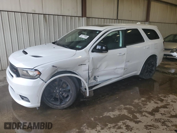 2020 Dodge Durango R/T z VIN 1C4SDJCT0LC193004, wystawiony jako Copart lot #56777085 z przebiegiem 81 143 mil mil oraz Szkoda całkowita • Salvage title. Historia ofert i sprzedaży dostępna na DreamBid. Obrazek 1.